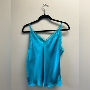 Victoria's Secret Turquoise Lace Camisole